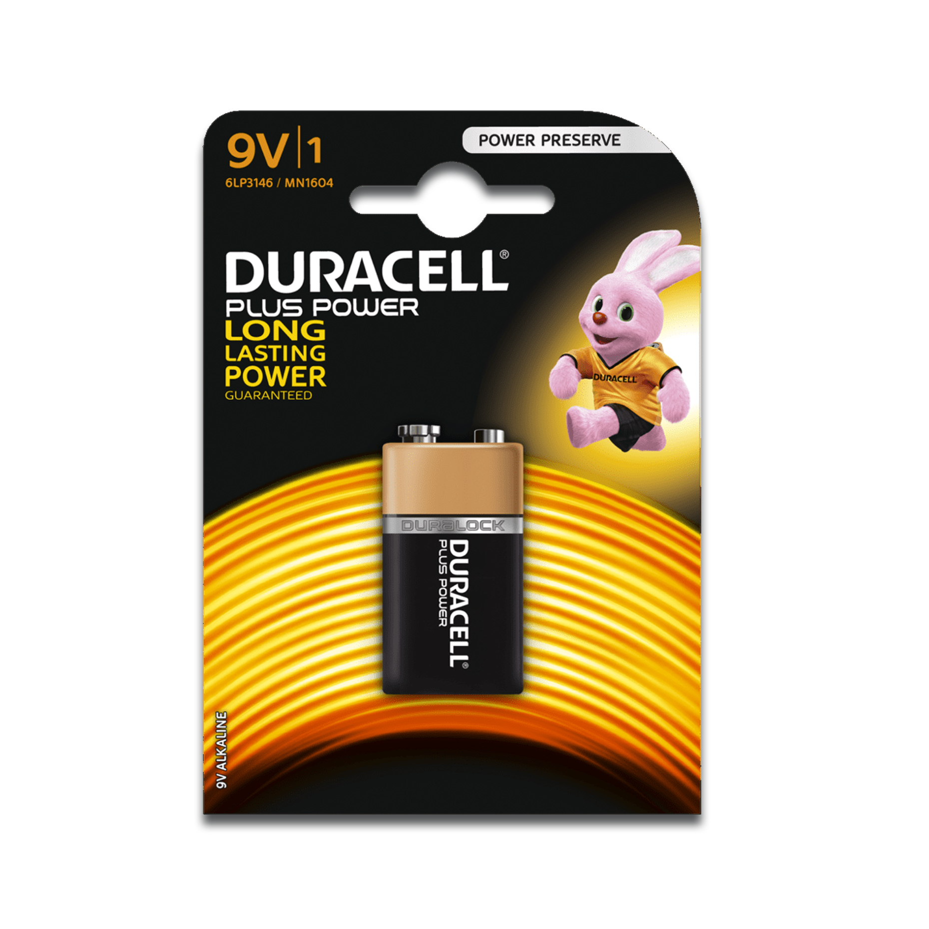 Duracell Plus 9V Battery Pk1