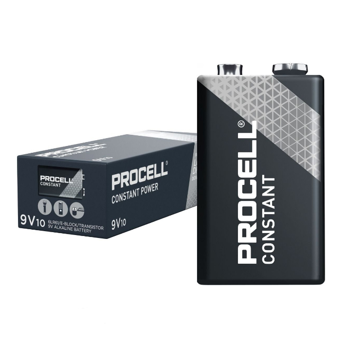 Duracell PROCELL Ind 9V Cell Box10
