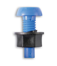 Blue Nylon No Plate Fixings Pk100Includes Nuts