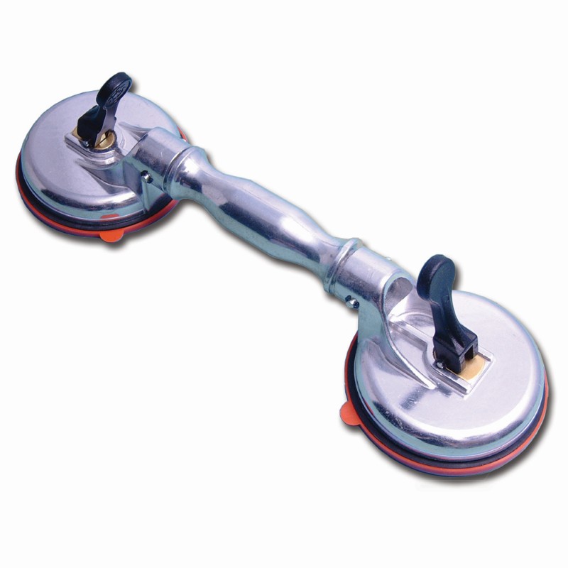 Duo Fixed Head Aluminium Glass Lifter45 degree shore hardness