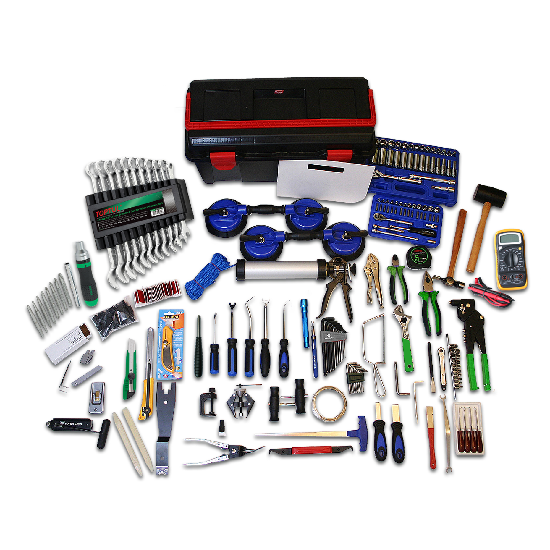 Complete Windscreen Technician Tool Kit