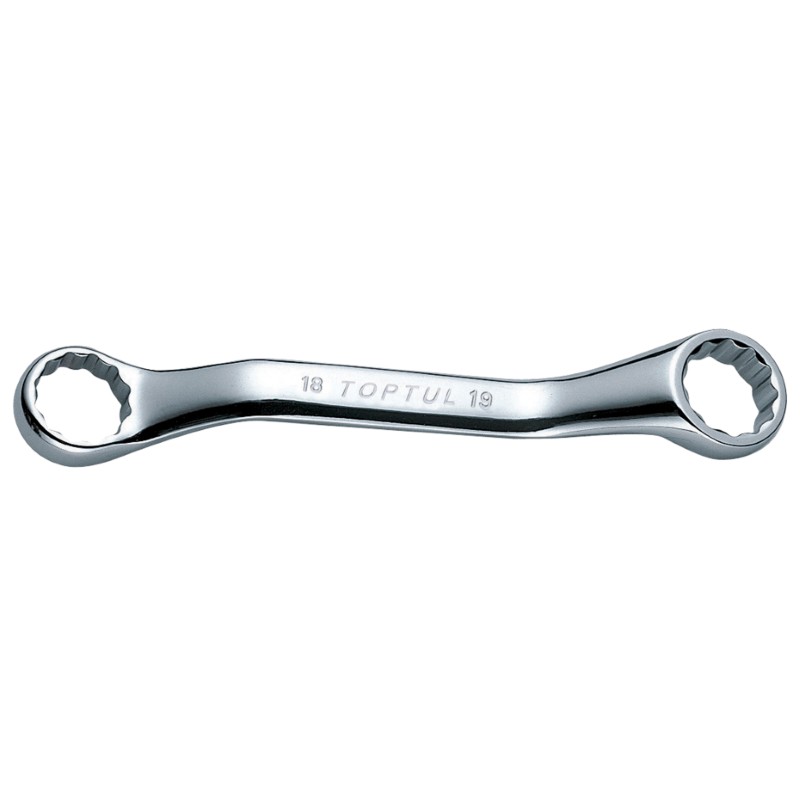 18x19 Midget Dbl Ring Wrench 45Deg Offset