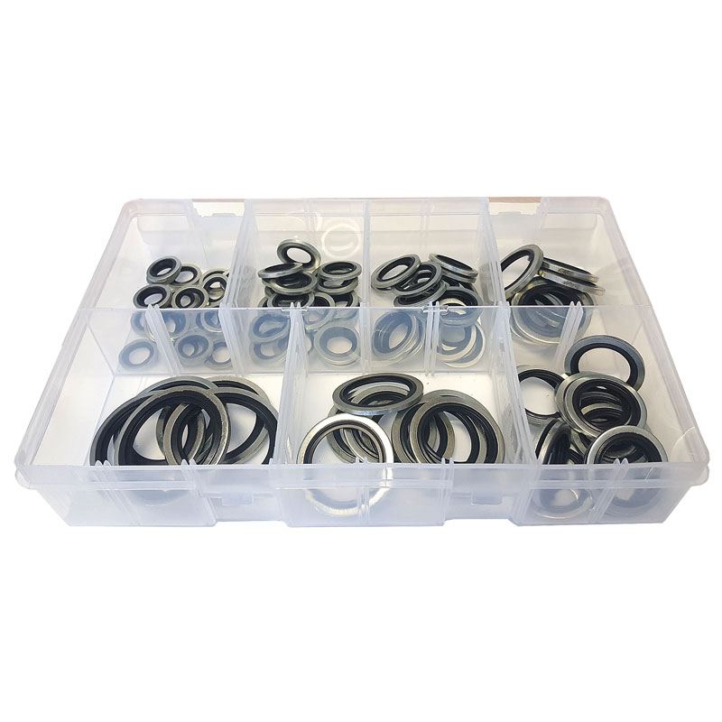 Asstd Imperial Bonded Seal Washers Box90pc