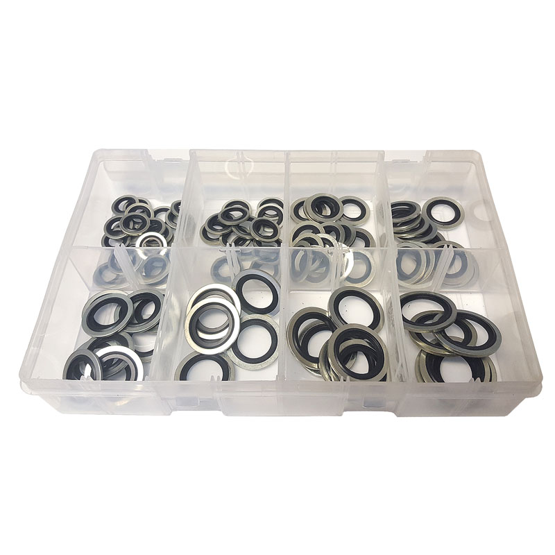 Asstd Metric Bonded Seal Washers Box90pc