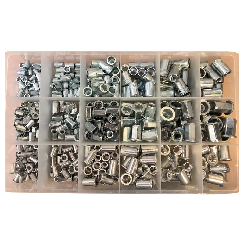 Asst Threaded Inserts M4 - M10 Box 390pc