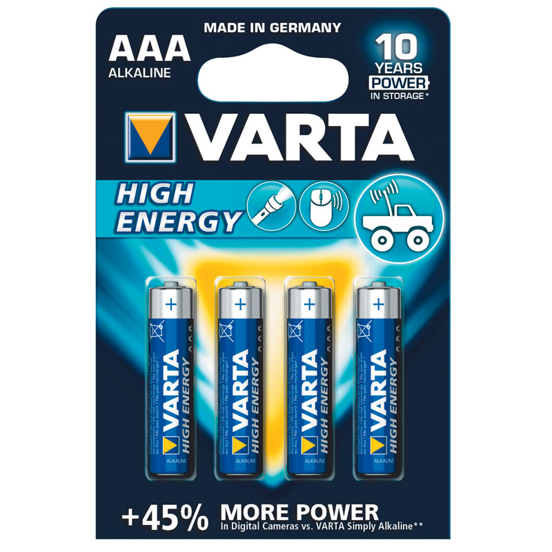 Varta AAA Battery  Pk4