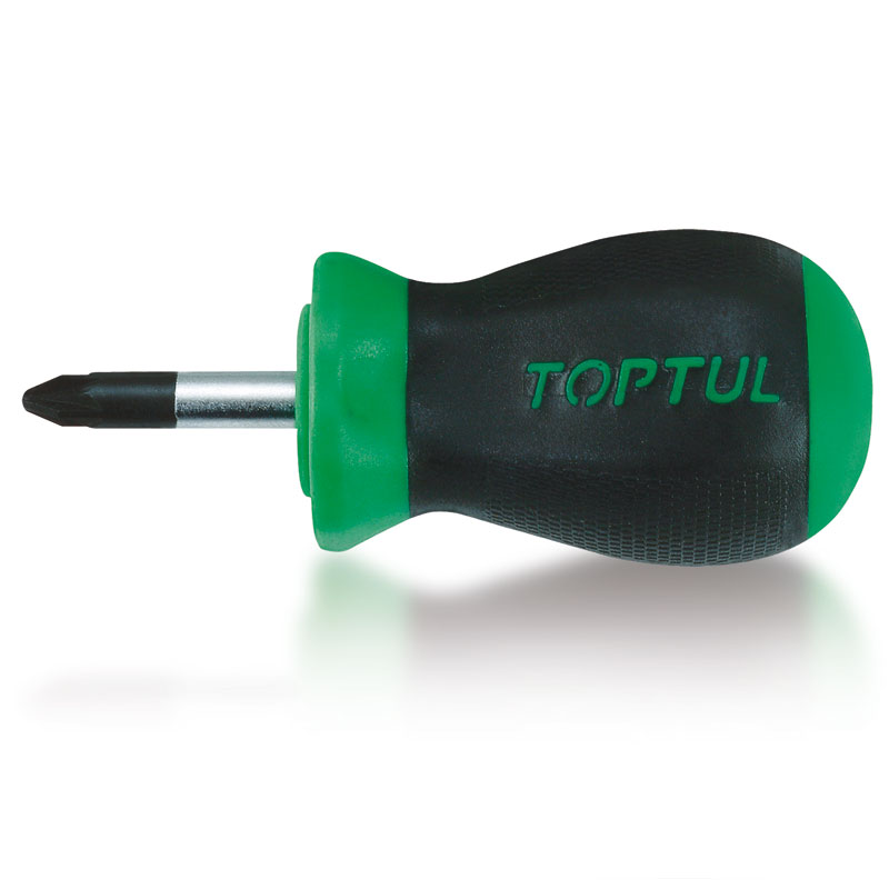 PZ1 x 25mm Stubby Pozi#1 Anti-Slip S/Dri