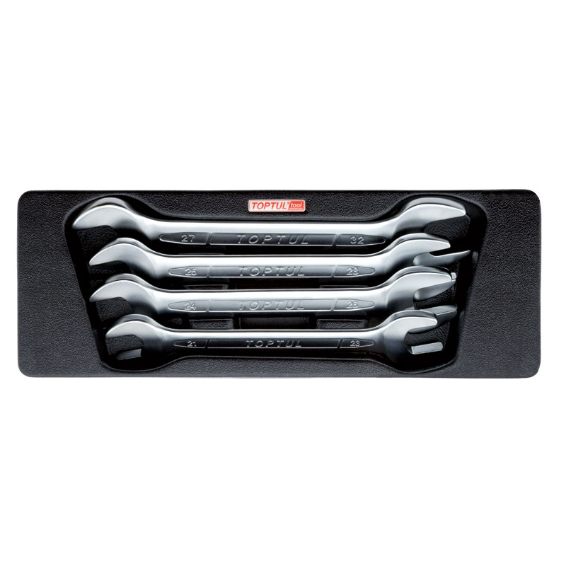 4 Pce Dble Open End Wrench SetModular Tray Type A