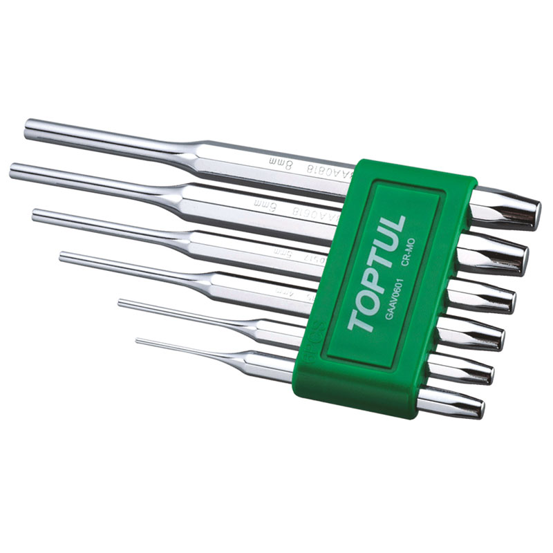 6 Pce Pin Punch Set
