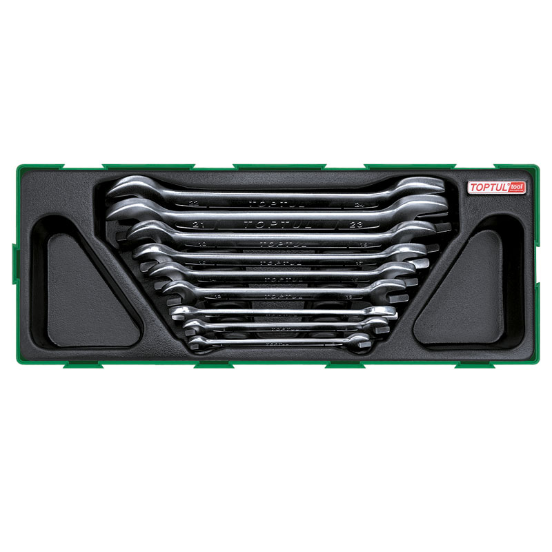 9 Pce Double Open End Wrench Set