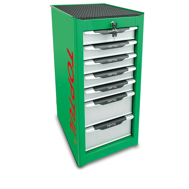 Green/Grey 7 Drawer Side Cabinet(Pro-Line)