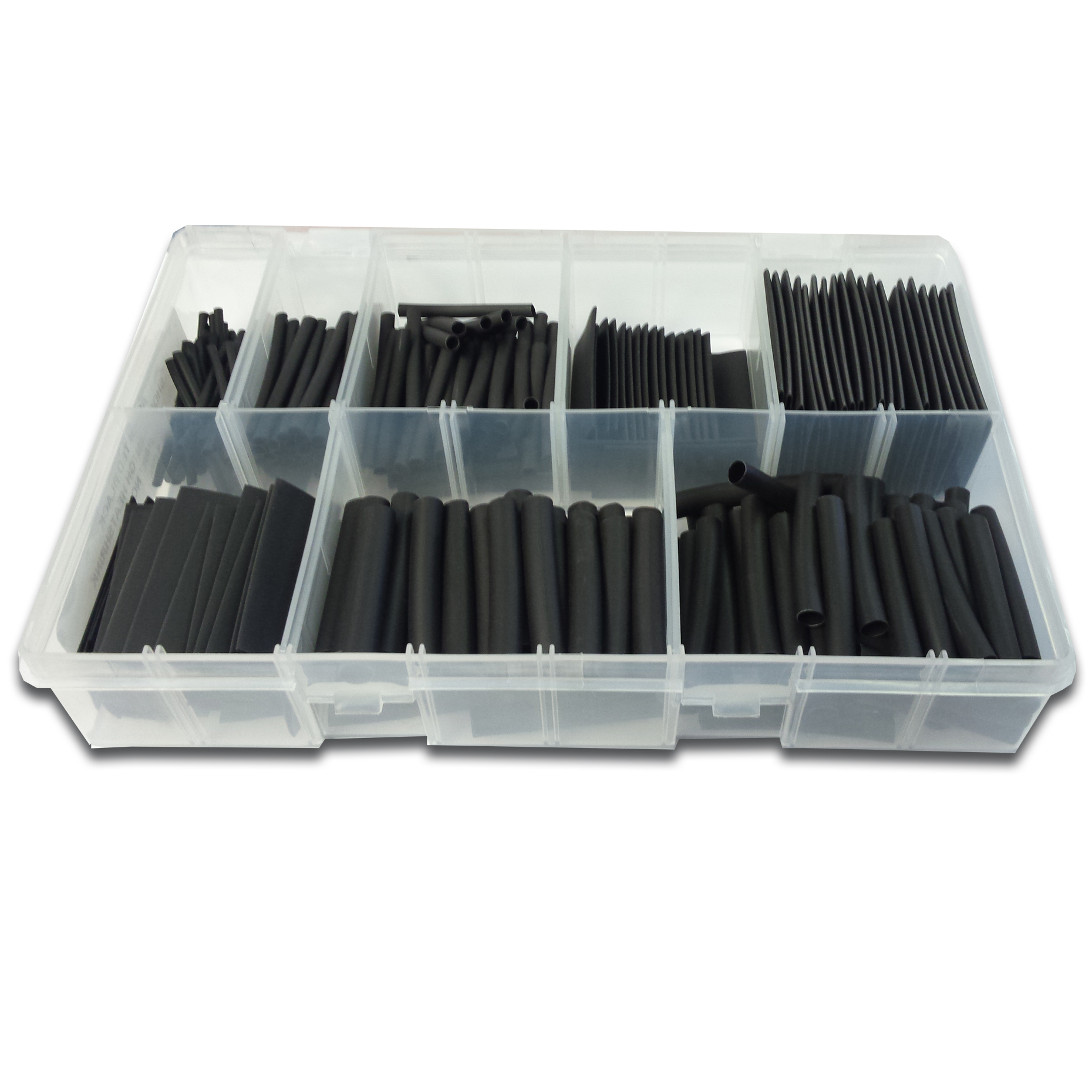 Asstd Pre-Cut HeatShrink Tubing Box355pc