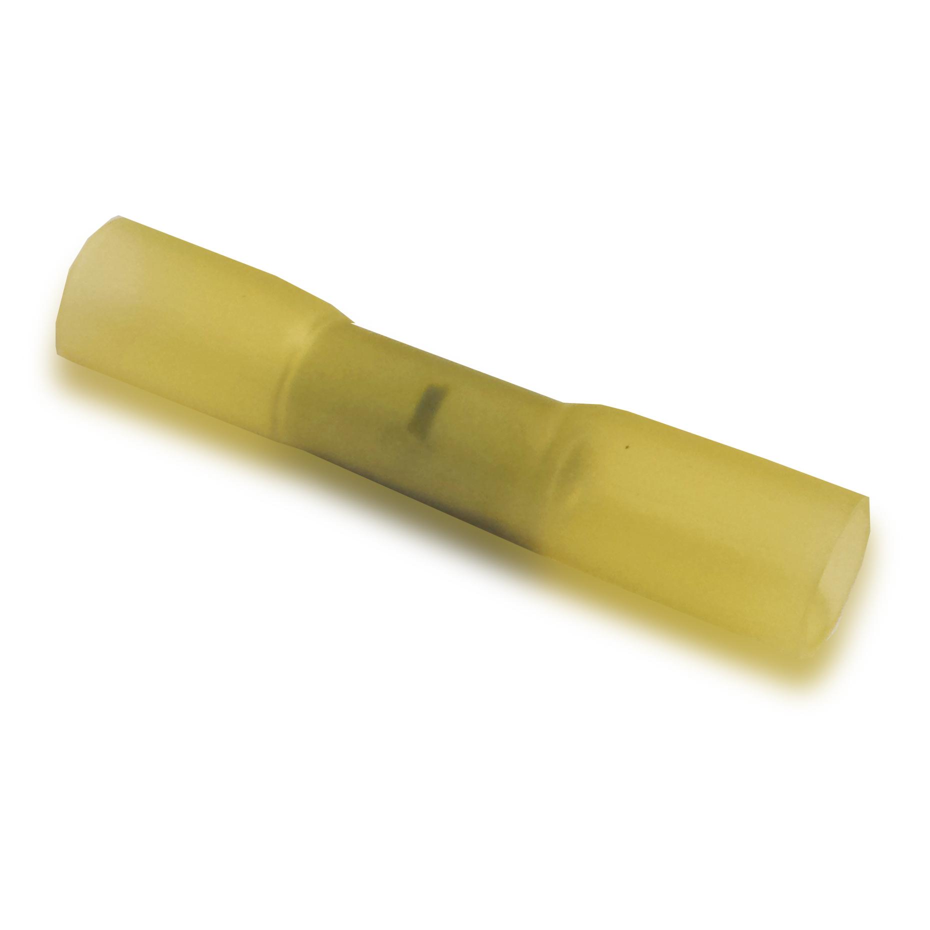 Yellow Adv-Lined H/Shk Butt Terminal Pk10