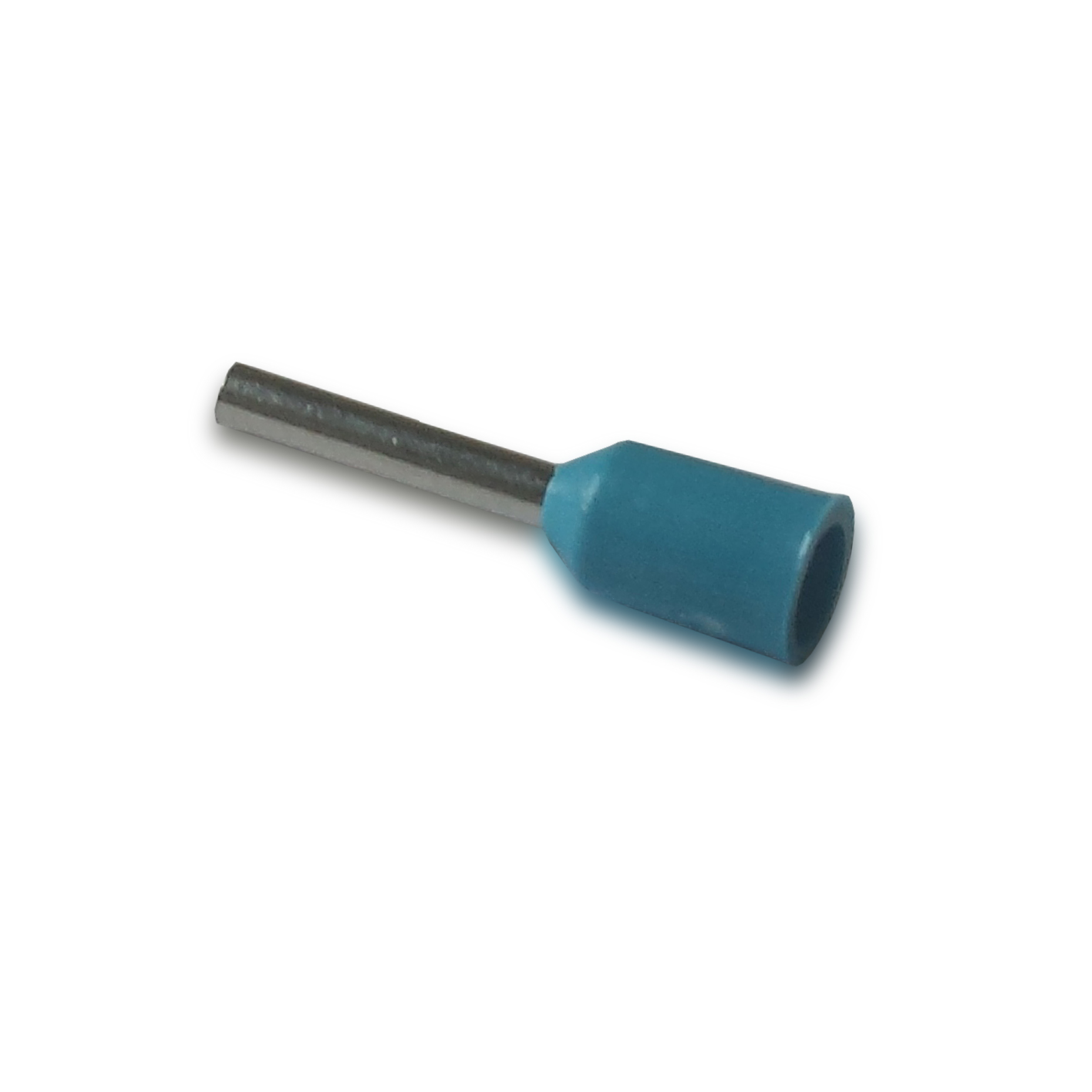 Sgl Cd/End Tnl 0.25mm2 x6.5mm LiBlu Pk100Single Cord End Terminal Ferrule x100