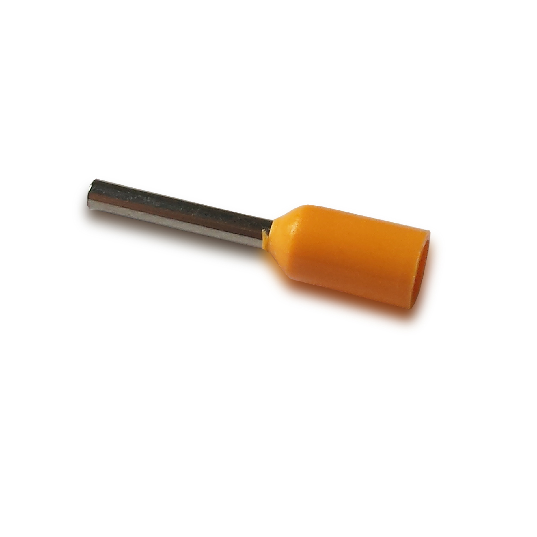 Sgl Cd/End Tnl 0.5mm2 x8.0mm Orange Pk100Single Cord End Terminal Ferrule x100
