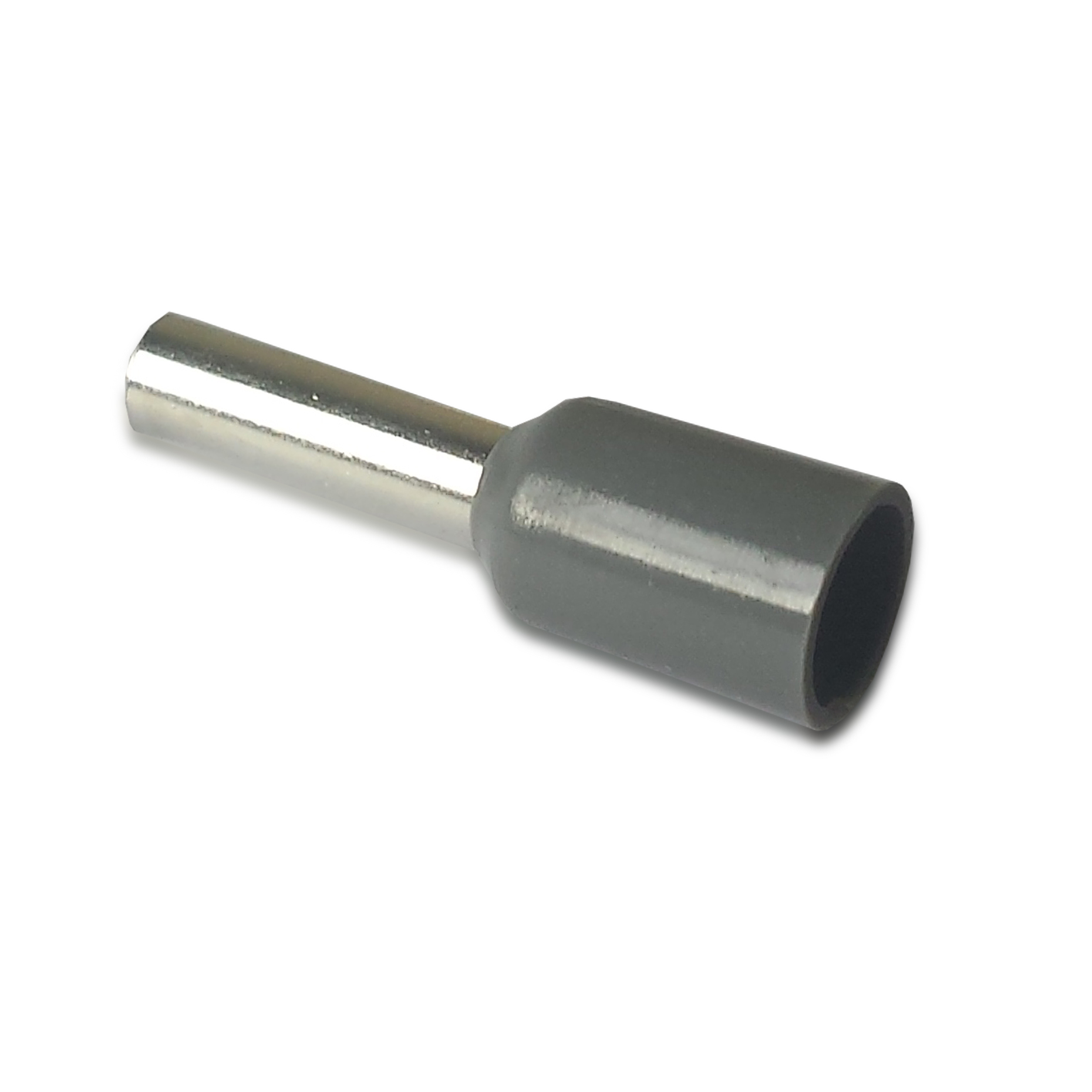 Sgl Cd/End Tnl 2.5mm2 x8.0mm Grey Pk100Single Cord End Terminal Ferrule x100