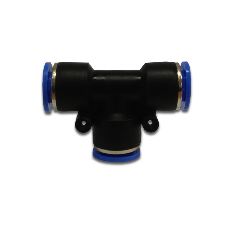 6mm Fastfit T-Piece Coupling Pk106mm T-Piece Cnctr / P/Prop / EPDM O Ring