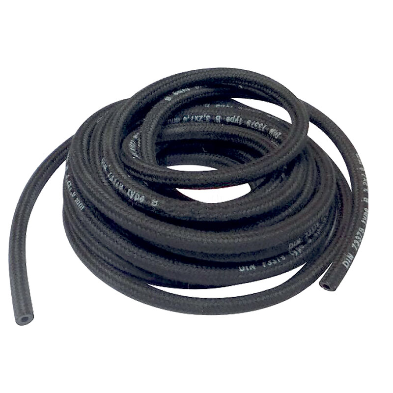 Cotton Overbraided Fuel Hose 3.2mm ID x 5MDIN73379 Type B / Temp. -20dC to +70dC
