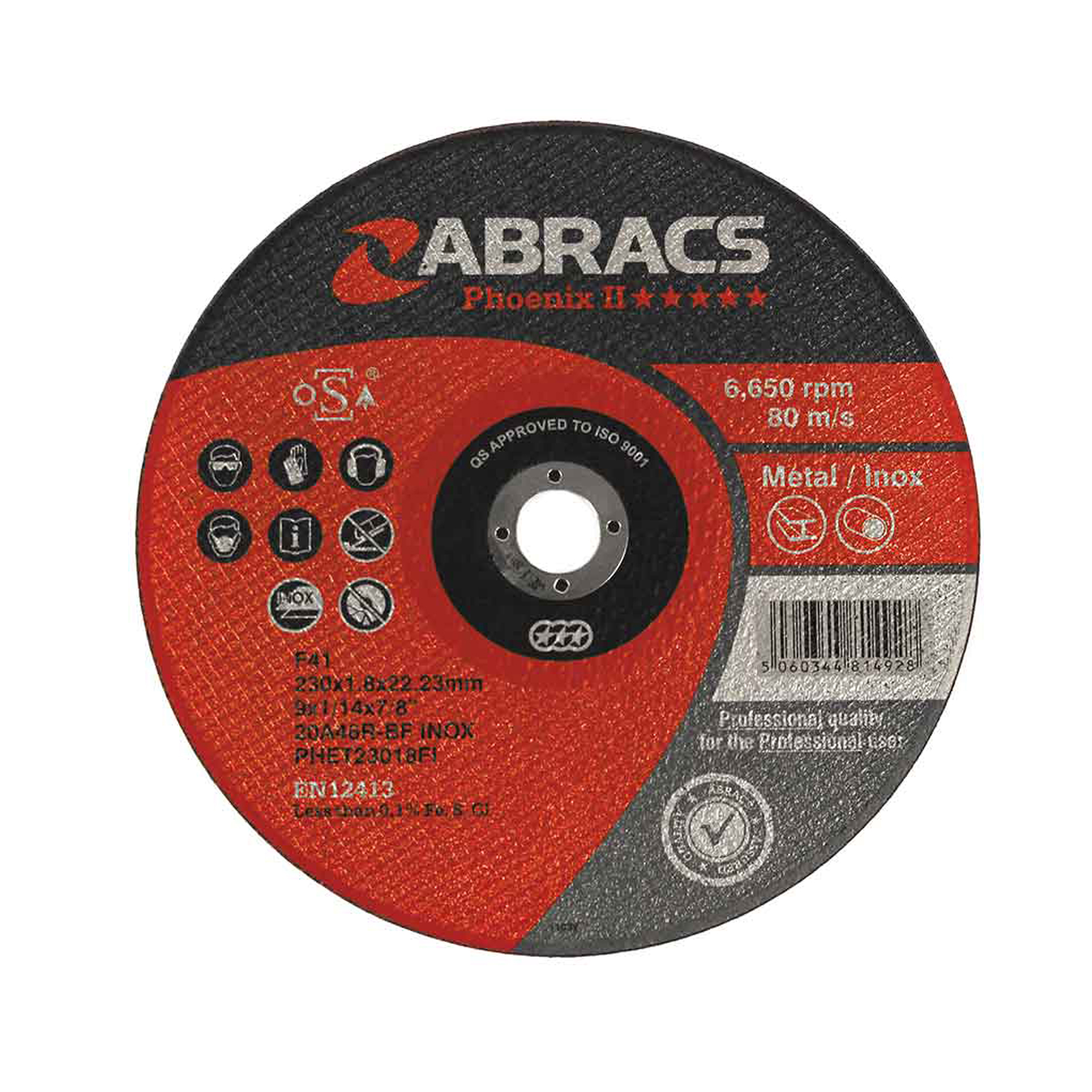 Phoenix 75 x 1.0mm x 10mm Slitting DiscPk5