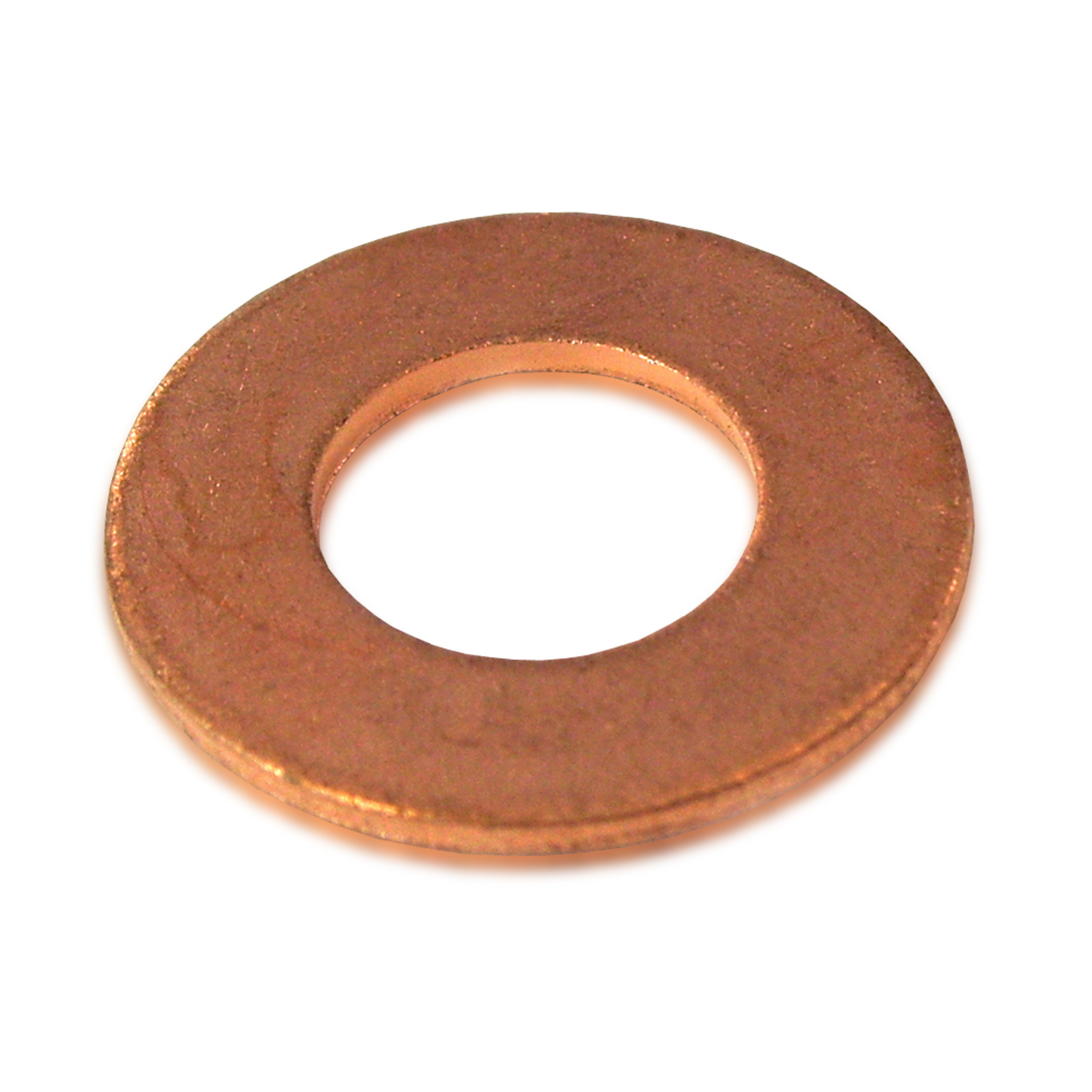 Flat Copper WasherPk5014mm ID x 20mm OD x 1.5mm