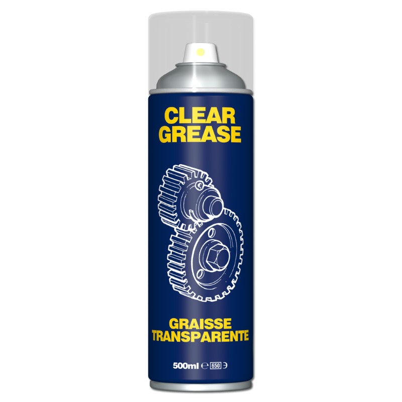 Pk6 500ml Clear Grease6x 500ml Aerosol / UN1950