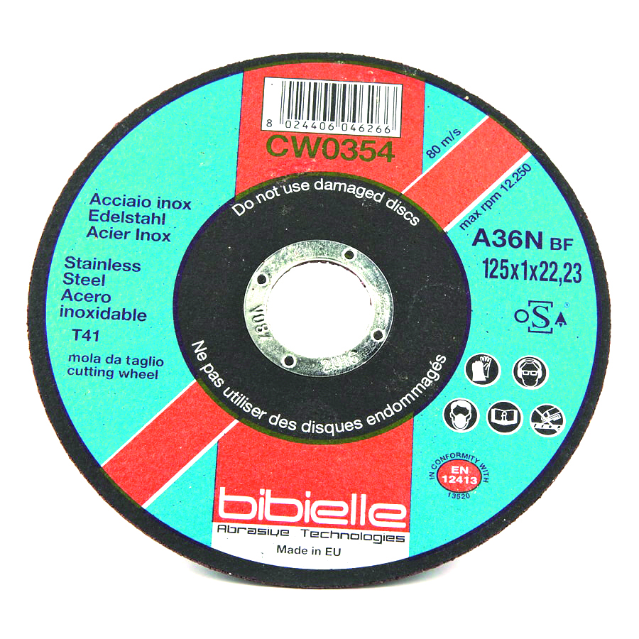 Extra Thin Inox CutDisc 125x1.0x22mm Pk5