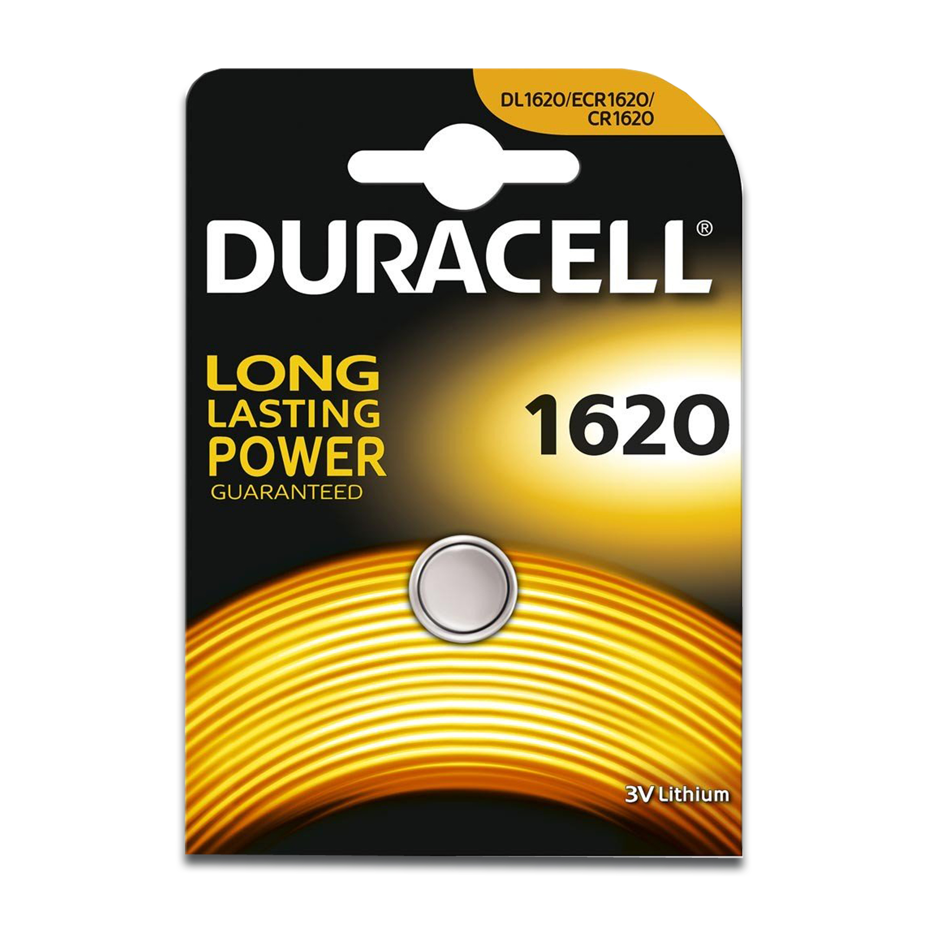 Duracell Lithium Coin Cell CR1620 Pk1