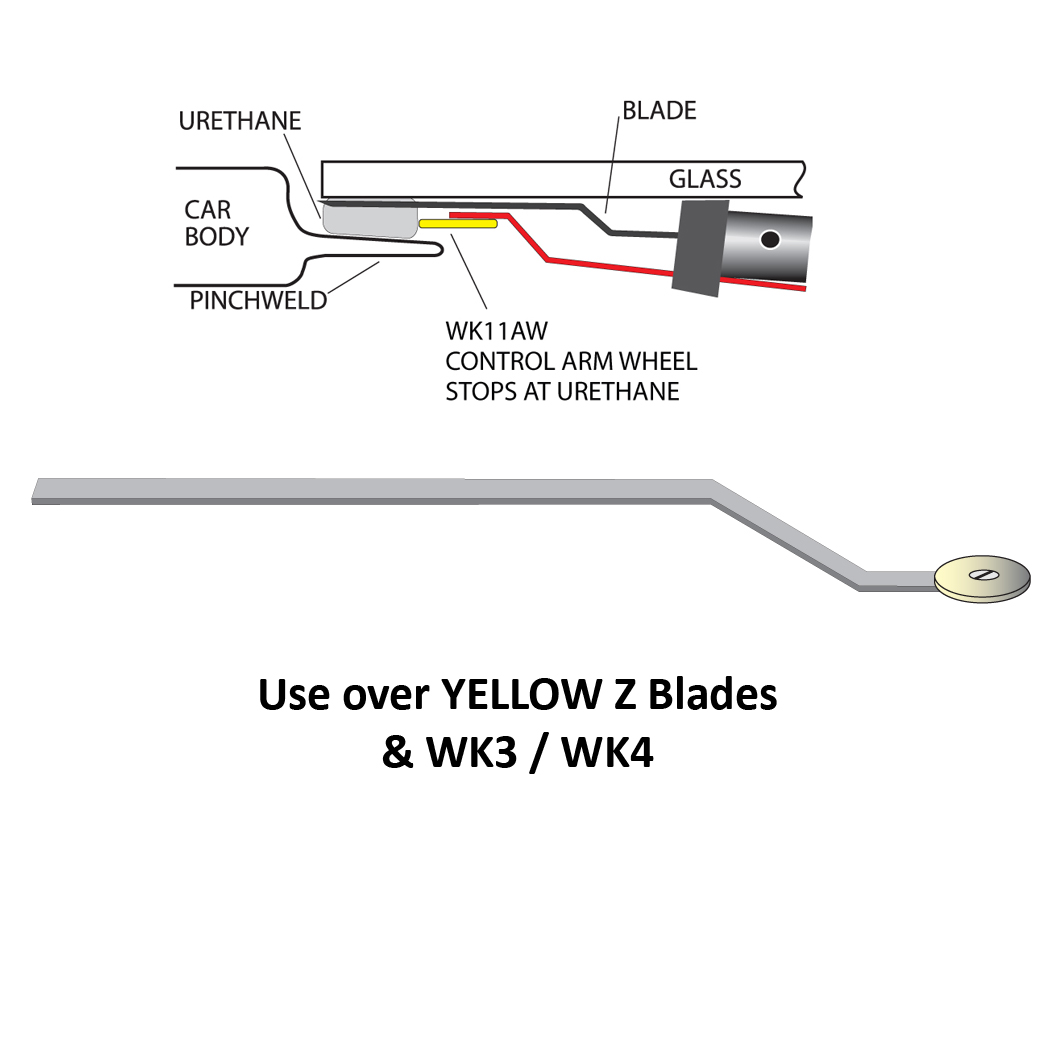 BTB Controller Arm for Yellow Z Blades / WK3/WK4
