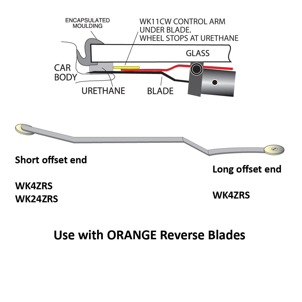 BTB Controller Arm for Orange Blades
