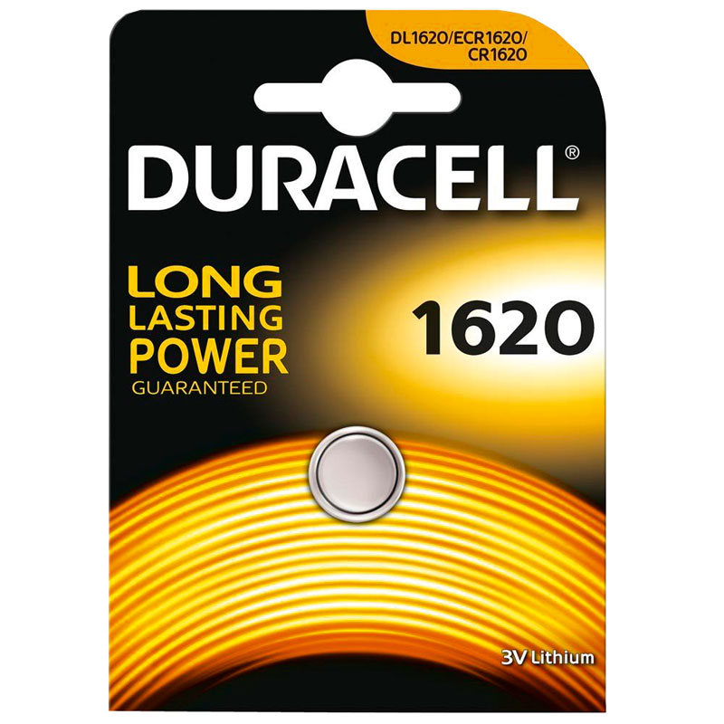 Duracell Lithium Coin Cell CR1620 Pk10